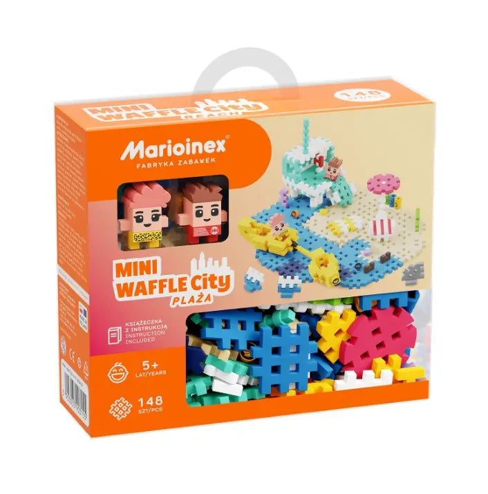 Klocki wafle mini Plaża 148 elementów