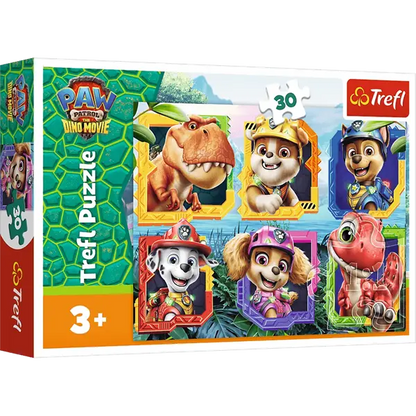 PUZZLE 30 Wyspa Dinozaurów Psi Patrol 18336
