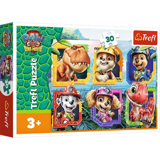 PUZZLE 30 Wyspa Dinozaurów Psi Patrol 18336