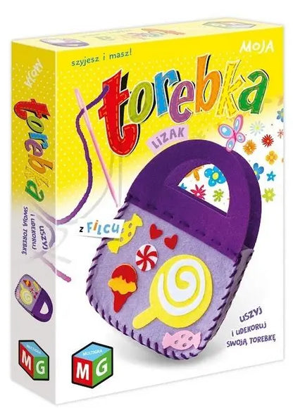 Moja torebka z filcu - Lizak
