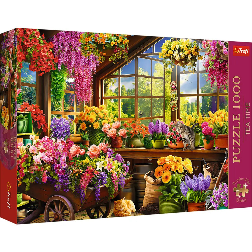 Puzzle1000 premium plus przygotowanie do wiosny