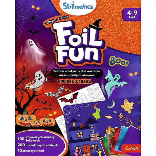 Zestaw kreatywny Skillmatics Foil Fun - Upiorna Zabawa