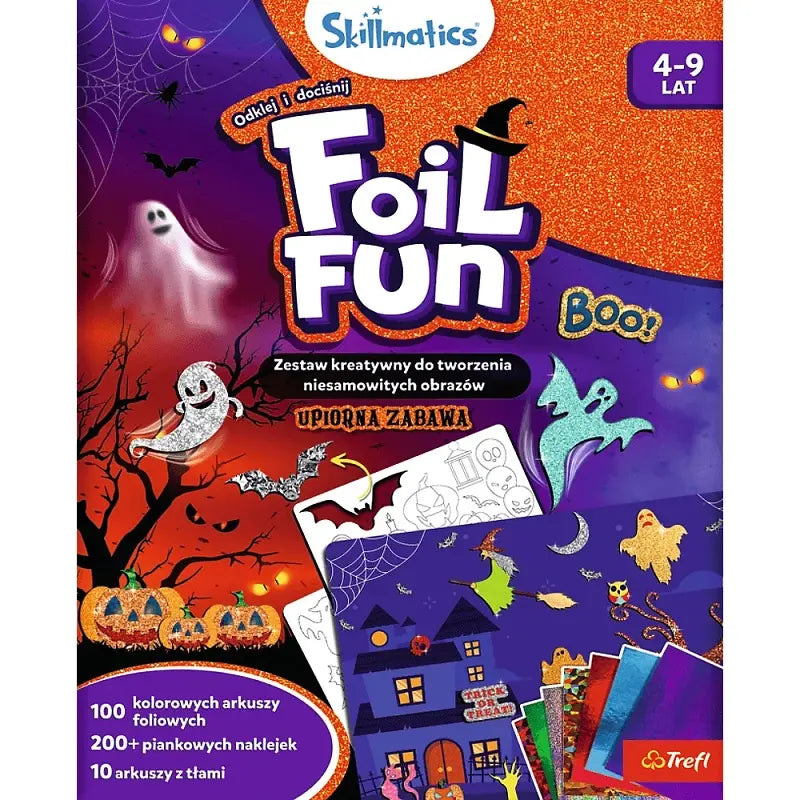 Zestaw kreatywny Skillmatics Foil Fun - Upiorna Zabawa