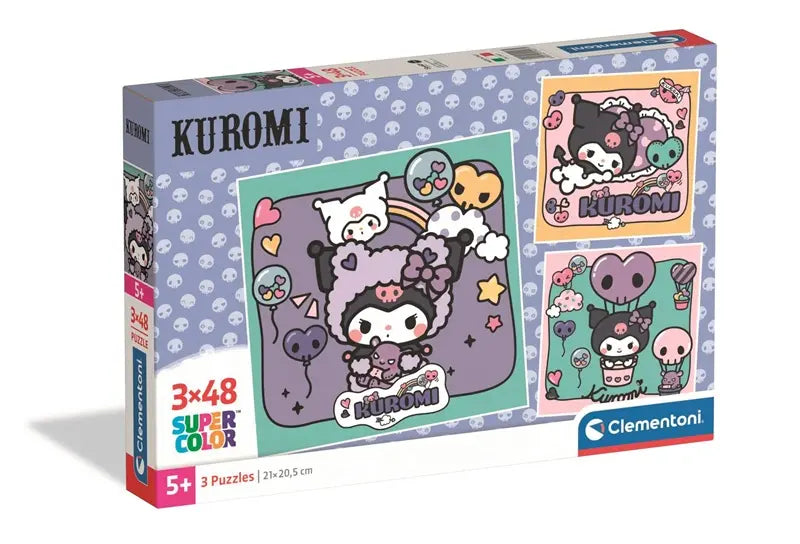 Puzzle 3x48 Square Kuromi