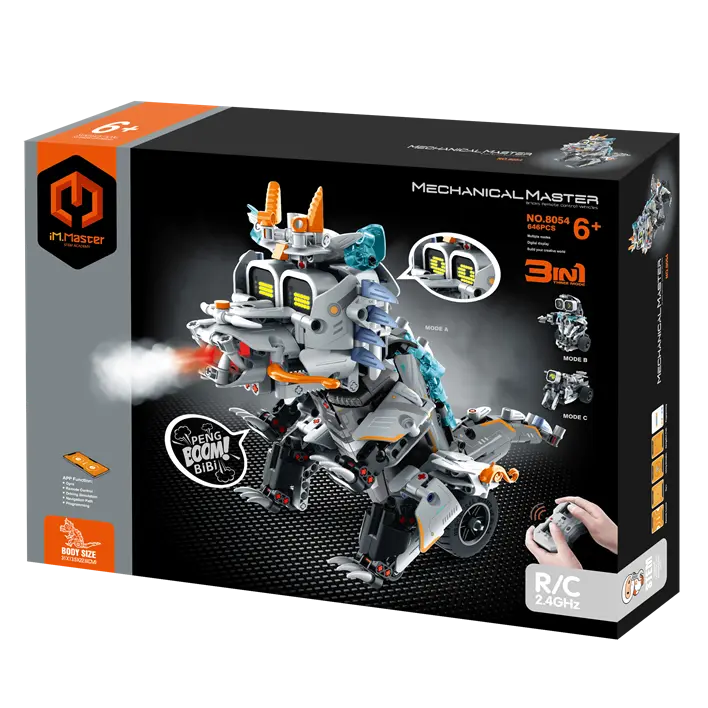 Immaster rc inteligentny robot programujący 3w1 408 elementów