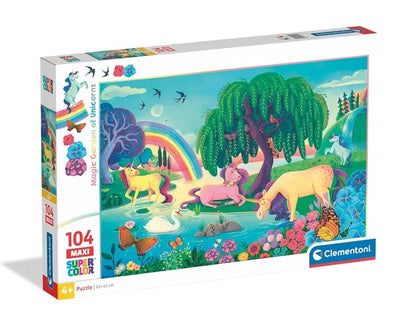 CLE puzzle 104 Maxi Noli Jednorożce 25794