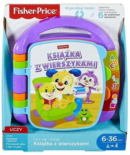 Fisher-price ll książka z wierszykami jpol