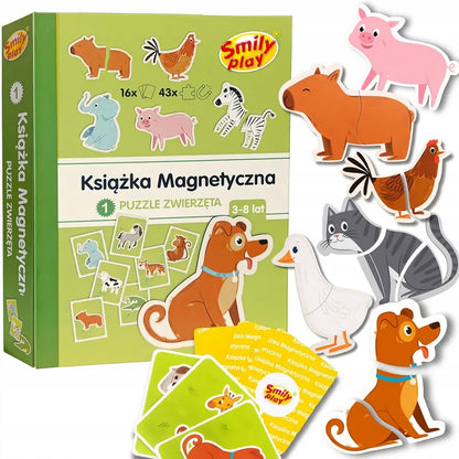 Smily Play Układanka Magnetyczna Zwierzęta