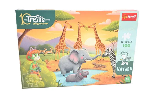 Puzzle Inspired By Nature 100 el. Wesoła ferajna