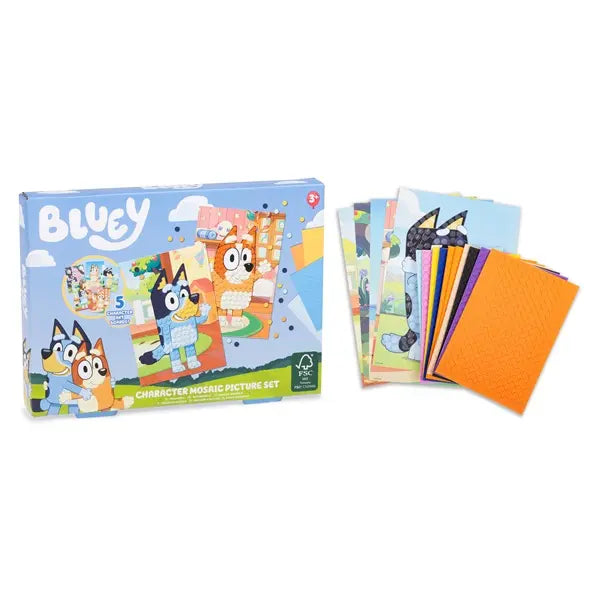 Bluey zestaw do tworzenia mozaiki z naklejkami