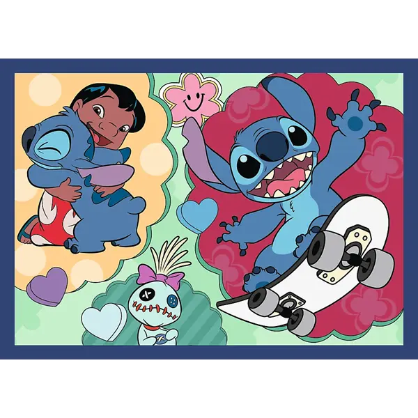 PUZZLE 4x88 PremPlus Kids Kosmiczny Stitch 34699