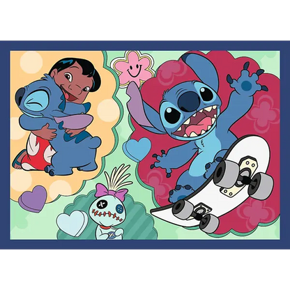 PUZZLE 4x88 PremPlus Kids Kosmiczny Stitch 34699