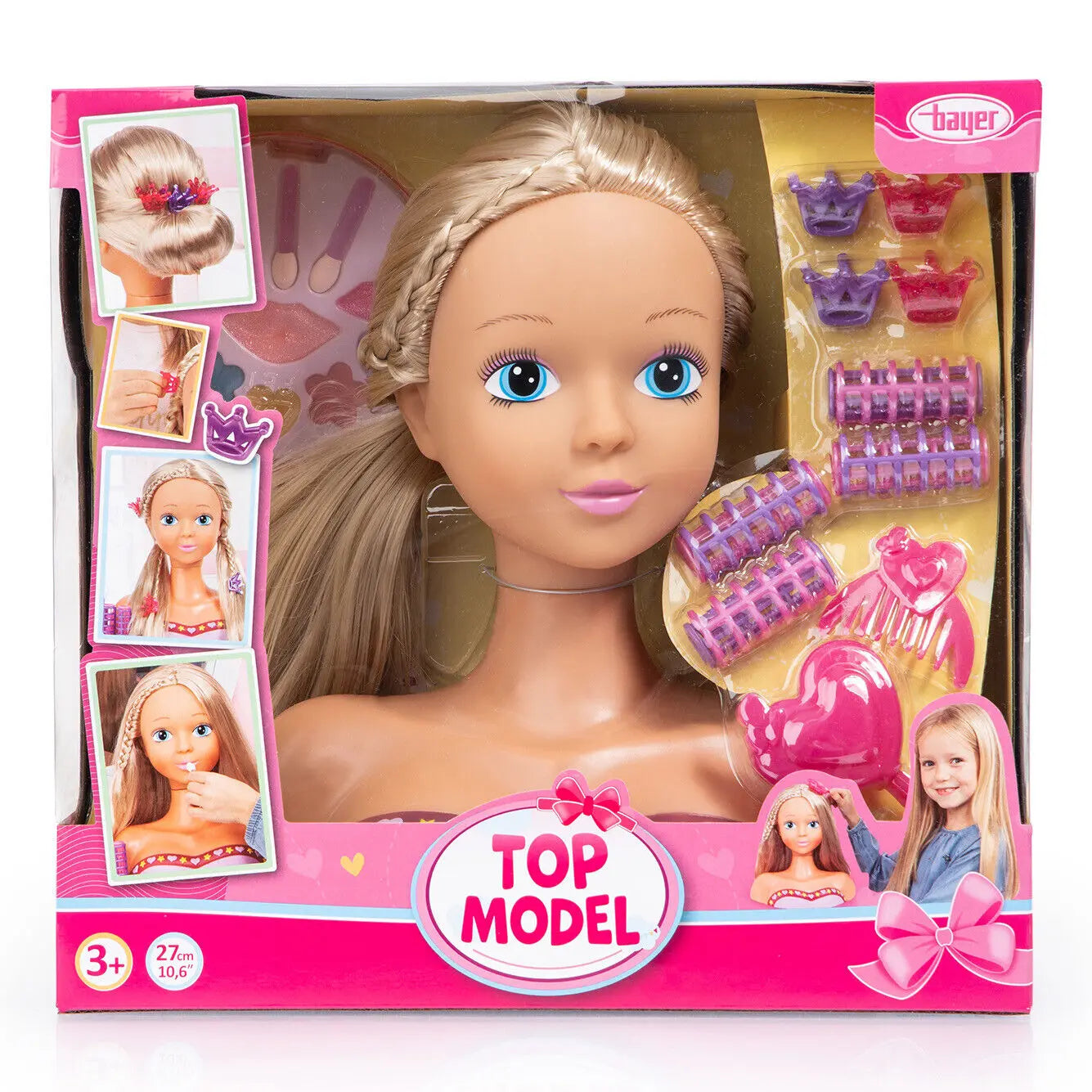 Lalka Top Model głowa do stylizacji