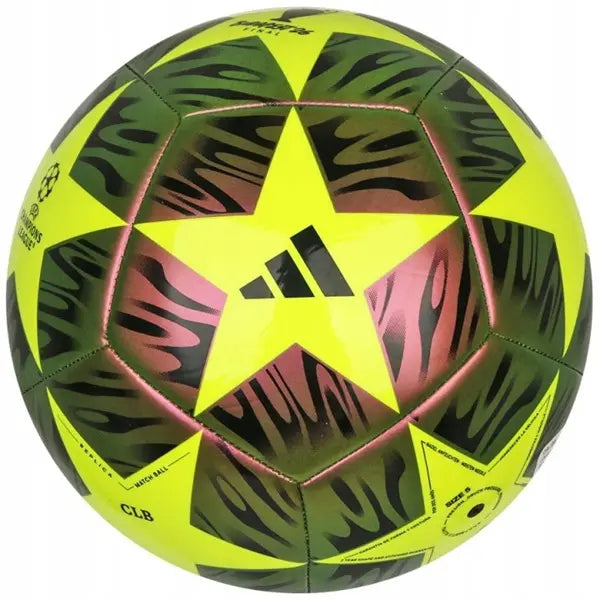 Piłka nożna Adidas Champions League neonowa