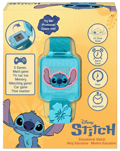 Stitch zegarek edukacyjny z grami