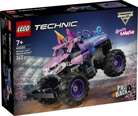 Lego Technic - Monster Jam Sparkle Smash z napędem typu pull-back