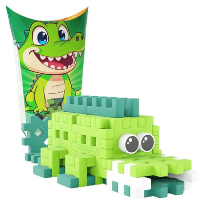 Klocki wafle mini pocket pets krokodyl