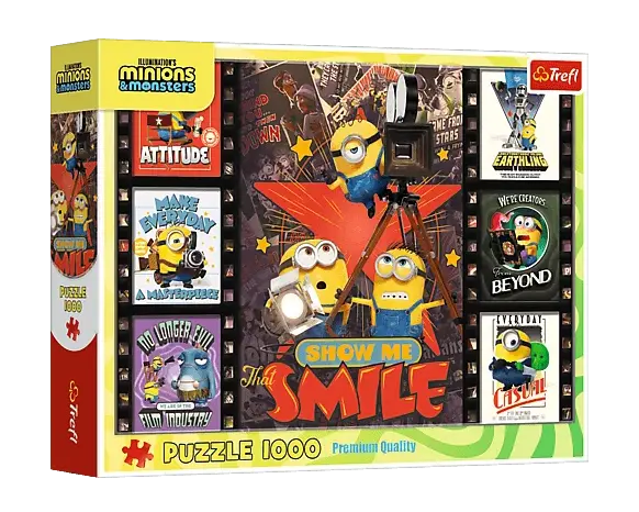Puzzle 1000 el. Minionki 3 - kadry filmowe