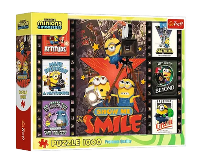 Puzzle 1000 el. Minionki 3 - kadry filmowe