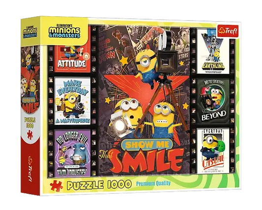 Puzzle 1000 el. Minionki 3 - kadry filmowe