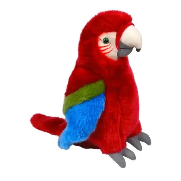 Papuga Ara czerwona 28cm 34434