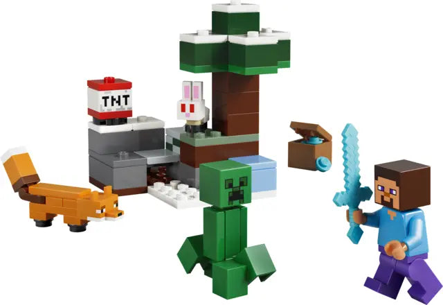 LEGO MINECRAFT Przygoda Stevea w tajdze 21583