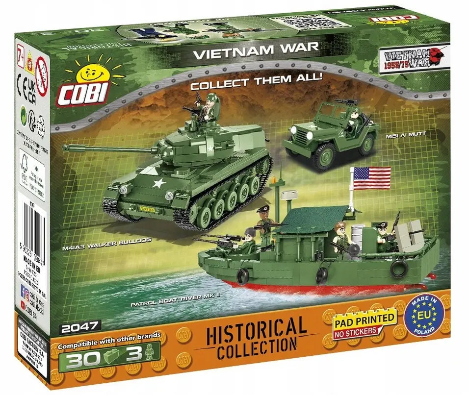 COBI HC WWII Vietnam War 30 klocków + 3 figurki 2047