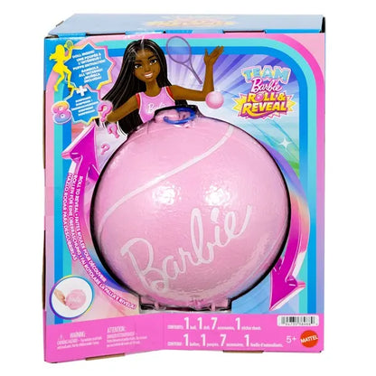 Barbie lalka Tenisistka wyskakująca z piłki
