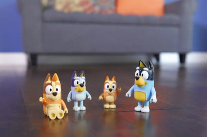 Bluey figurki4-pak rodzinka