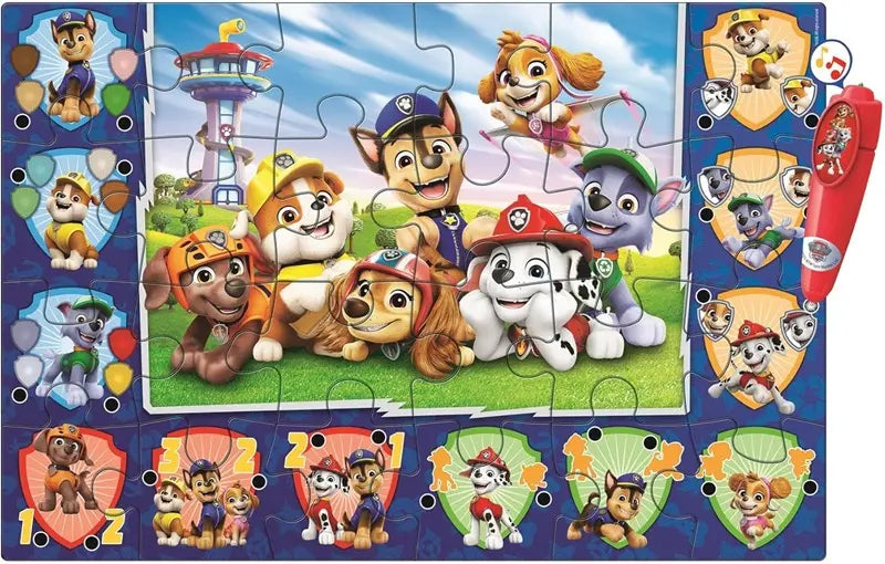 Psi Patrol - interaktywne puzzle podłogowe