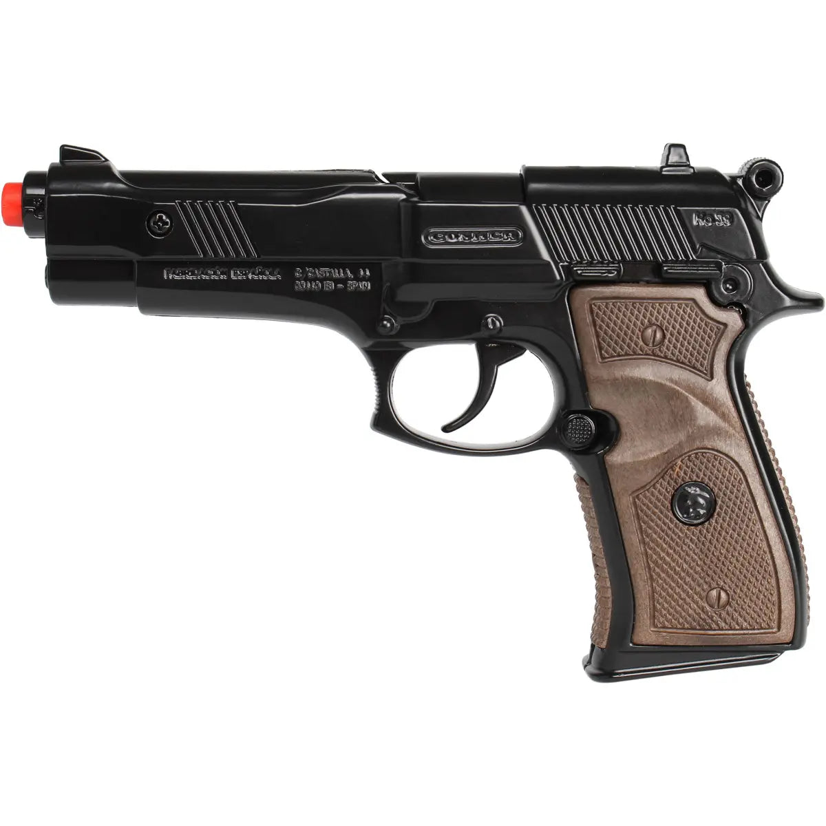 Pistolet metalowy policjanta 8 naboi