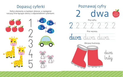 Książeczka - Mały geniusz, Wesołe cyferki