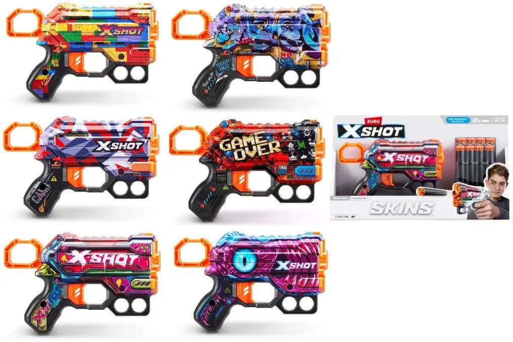 X-shot skins menace wyrzutnia