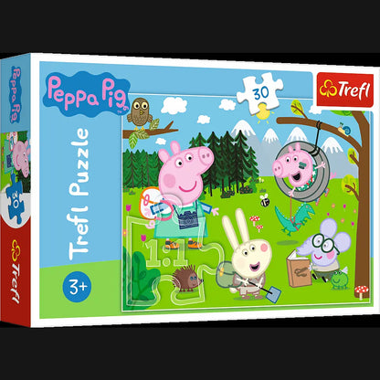 Puzzle 30 leśna wyprawa świnka peppa