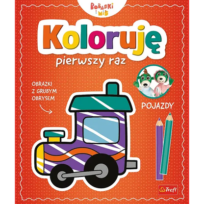 Bobaski i Miś Koloruję pierwszy raz - Pojazdy