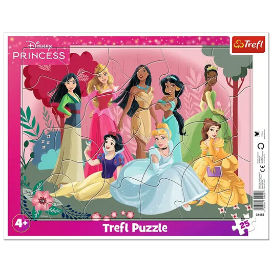 PUZZLE Ramkowe 25 Czas księżniczek / Disney 31452