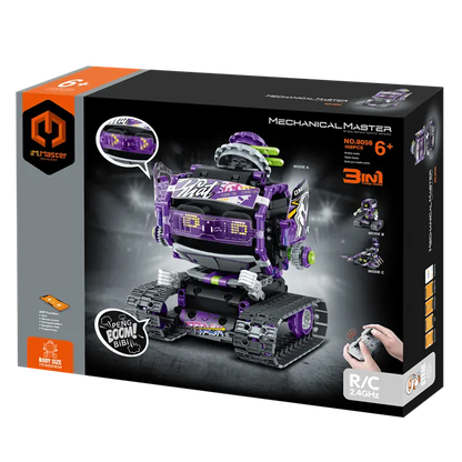 Immaster inteligentny robot programujący zdalnie sterowany 3w1 458 elementów