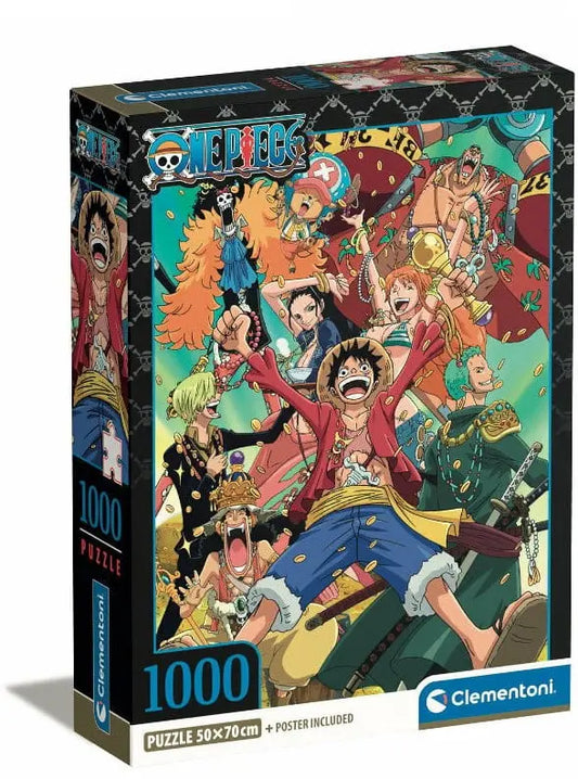 Puzzle 1000 elementów compact anime one piece