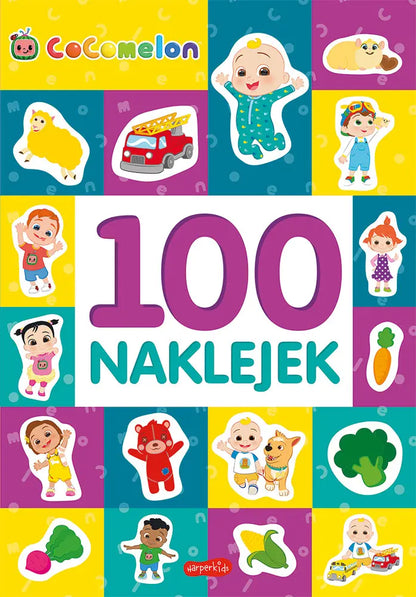 Cocomelon 100 naklejek + łamigłówki