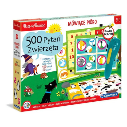 Mówiące pióro 500 pytań zwierzęta