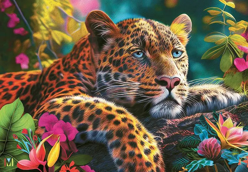 Puzzle 500 Cherrypazzi Reclining Leopard