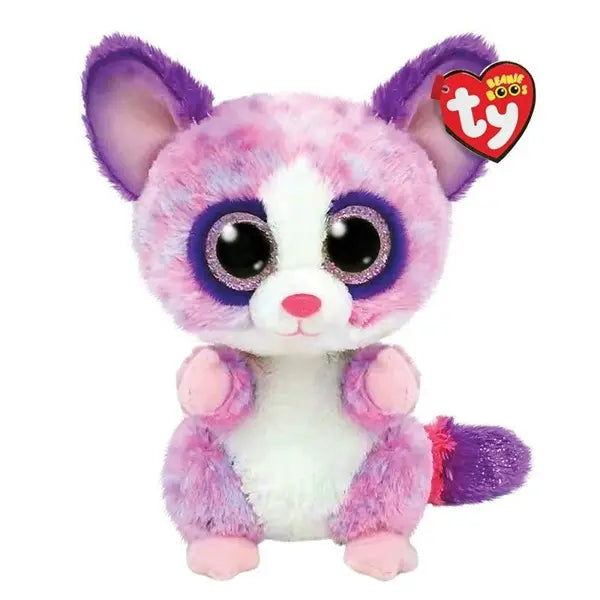 Pluszak, TY Beanie Boos, lemur różowy Becca 15cm