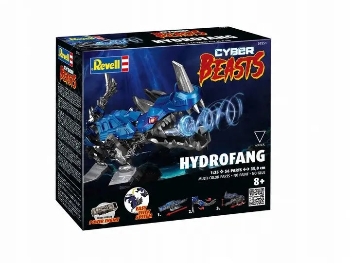 Model do składania cyber beasts hydro fang 56 elementów