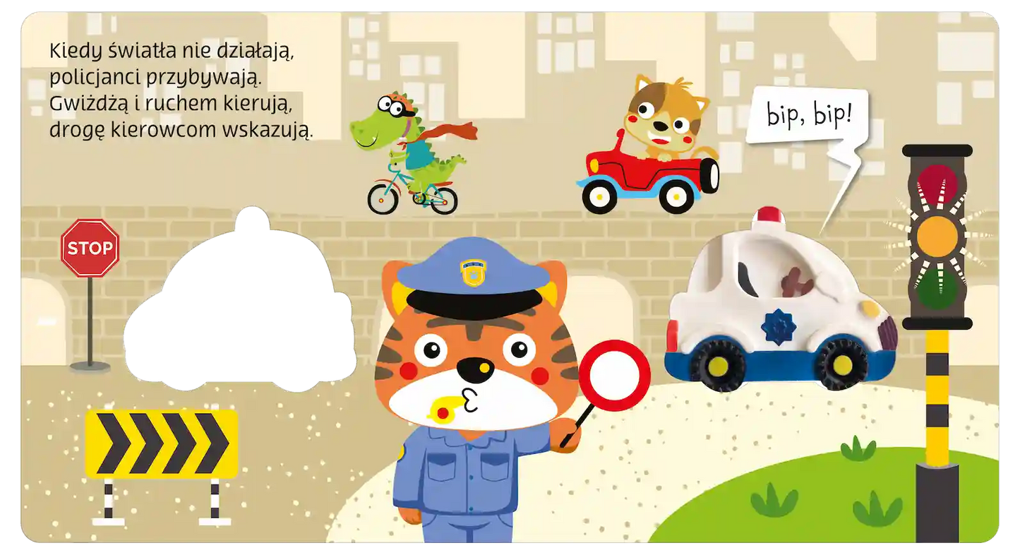Książeczka edukacyjna moje pierwsze dźwięki: policja