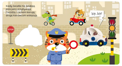 Książeczka edukacyjna moje pierwsze dźwięki: policja