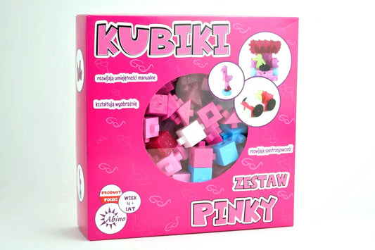 Kubiki pinky klocki