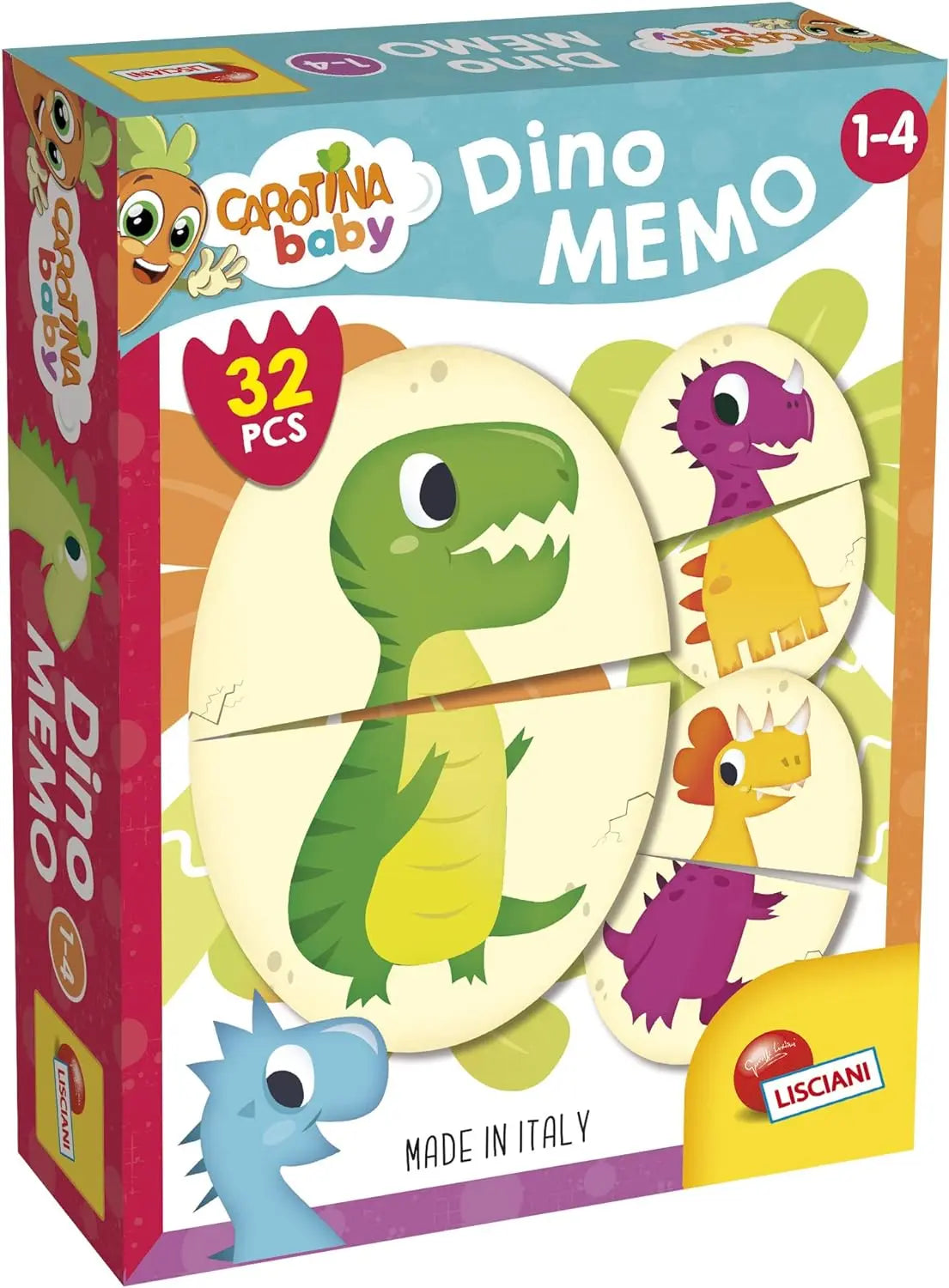 Lisciani carotina baby memo dinozaury