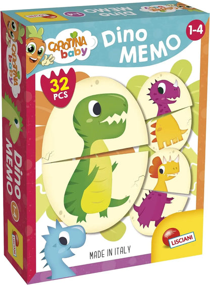 Lisciani carotina baby memo dinozaury