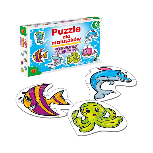 Puzzle dla maluszków - podwodne zwierzątka 0536