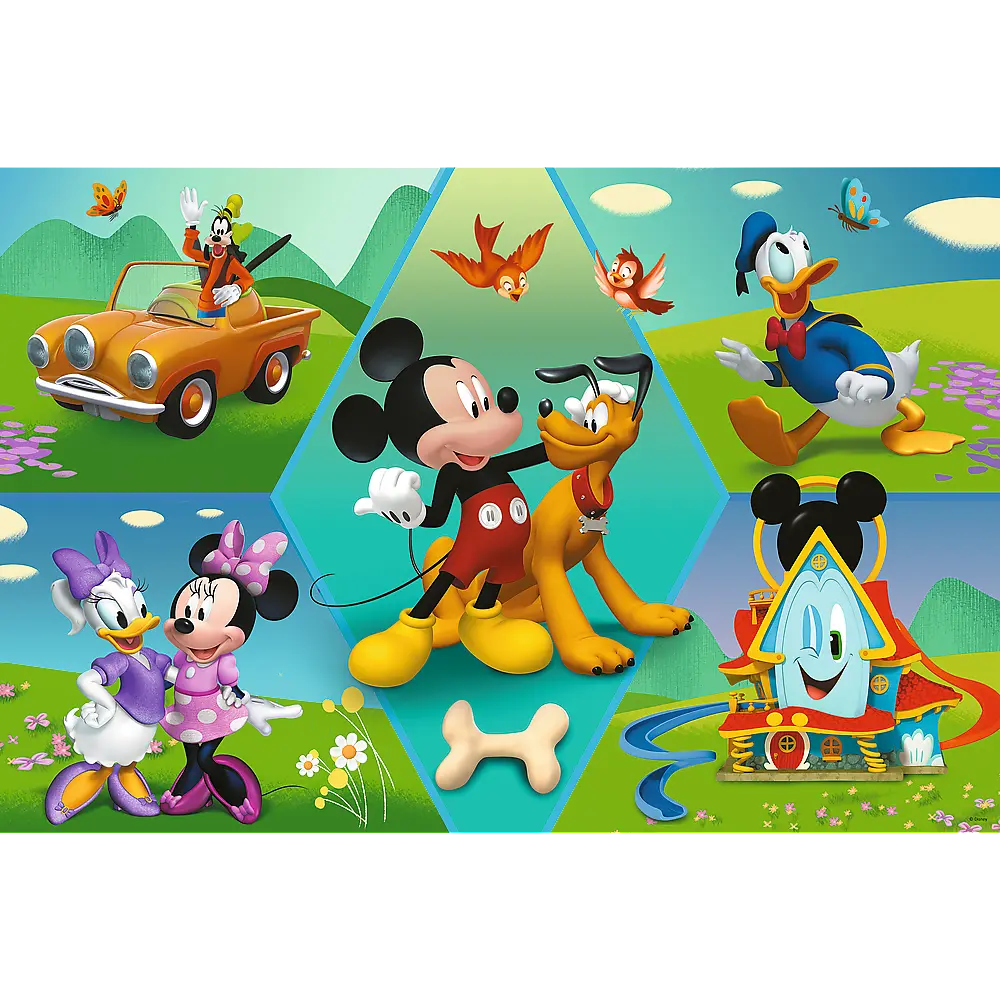 Puzzle xxl 60 elementów z mikim zawsze jest wesoło!